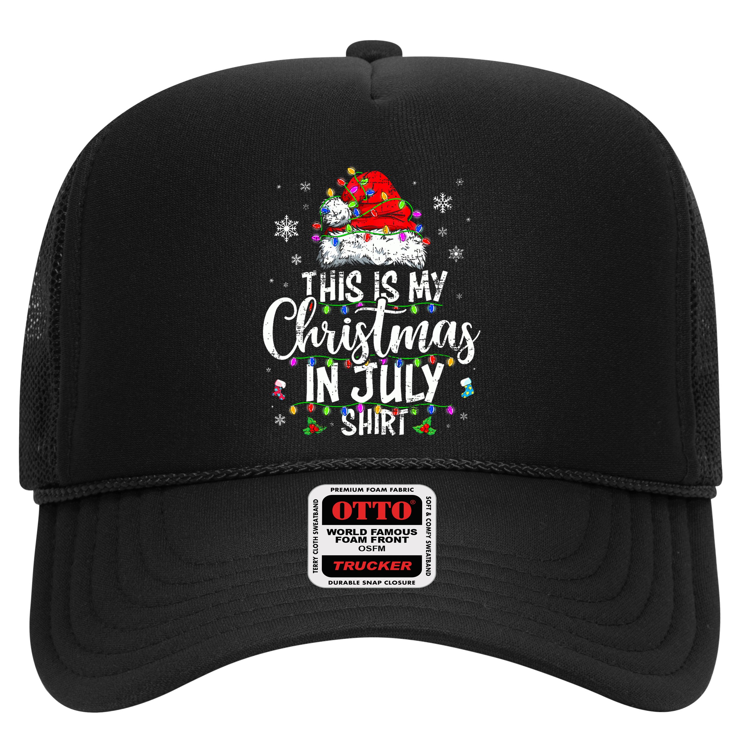 Christmas In July Santa Hat Summer Beach Vacation Xmas Hat