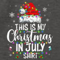 Christmas In July Santa Hat Summer Beach Vacation Xmas Vector Backpack