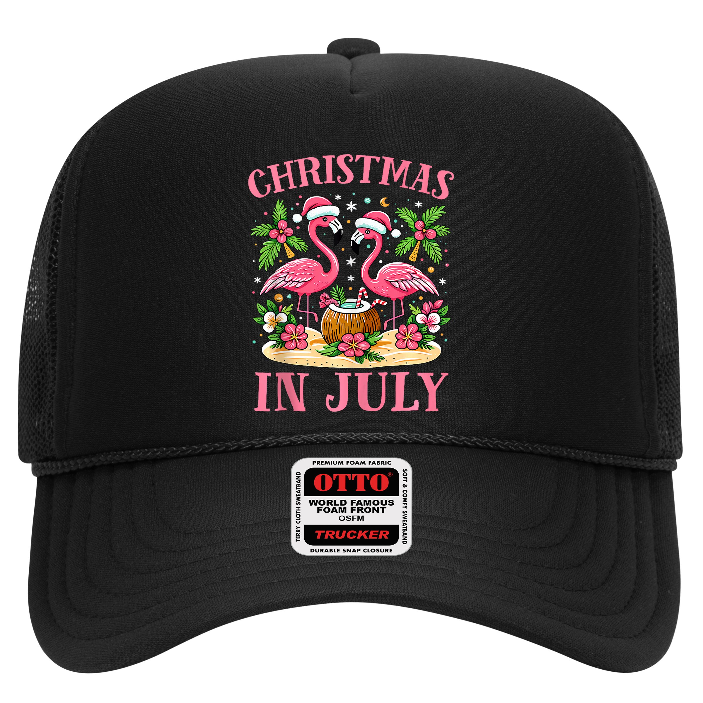 Christmas In July Cute Flamingo Christmas Hat