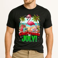 Christmas In July Flamingo Beach Summer Hawaii Performance Shirt