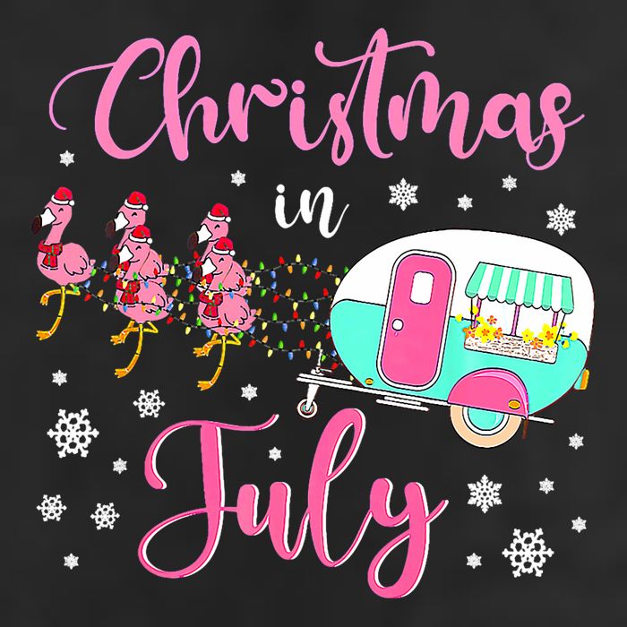 Christmas In July Flamingo Santa Hat Camper Camping Adult Drive Performance Visor