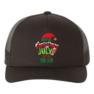 Christmas In July Costume Elf Sunglasses Beach Lover Family Yupoong Adult 5-Panel Trucker Hat