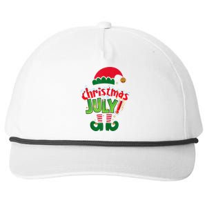 Christmas In July Costume Elf Sunglasses Beach Lover Family Snapback Five-Panel Rope Hat