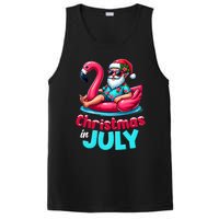 Christmas In July Flamingo Santa Beach Summer PosiCharge Competitor Tank