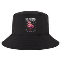 Christmas In July Flamingo Santa Summer Xmas Cool Comfort Performance Bucket Hat