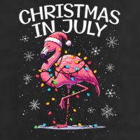 Christmas In July Flamingo Santa Summer Xmas 11oz C Handle Ceramic Mug