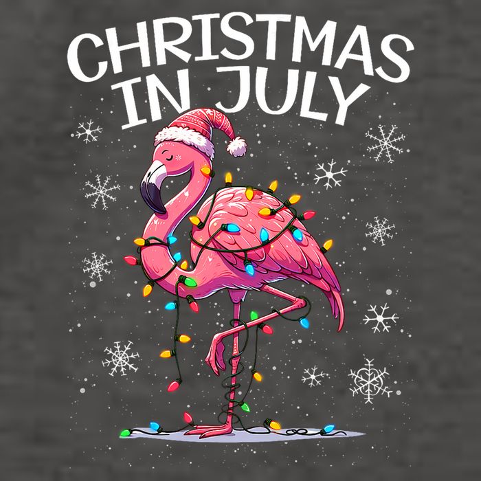 Christmas In July Flamingo Santa Summer Xmas Vector Backpack
