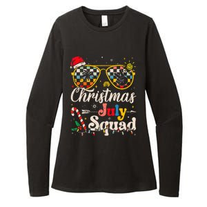 Christmas In July Squad Sunglasses Summer Beach Funny Xmas Womens CVC Long Sleeve Shirt