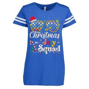 Christmas In July Squad Sunglasses Summer Beach Funny Xmas Enza Ladies Jersey Football T-Shirt