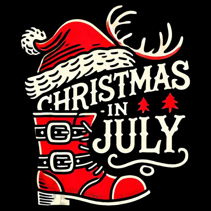 Christmas In July Funny Elf For Summer Xmas Delights Cooling Performance Crew T-Shirt