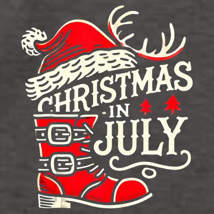 Christmas In July Funny Elf For Summer Xmas Delights Vector Backpack