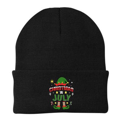 Christmas In July Funny Elf For Summer Xmas Beanie