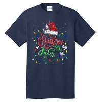 Christmas In July Lights Funny Summer Xmas Tall T-Shirt