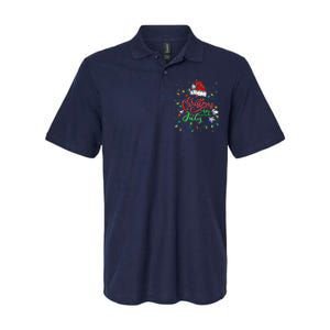 Christmas In July Lights Funny Summer Xmas Softstyle Adult Sport Polo