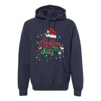 Christmas In July Lights Funny Summer Xmas Premium Hoodie