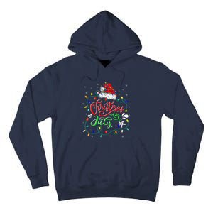 Christmas In July Lights Funny Summer Xmas Tall Hoodie