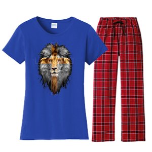 Christian Inspiration Jesus Lion Of Judah Women's Flannel Pajama Set