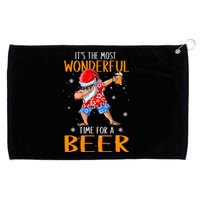 Christmas In July Santa Hawaiian Wonderful Beer Lover Grommeted Golf Towel