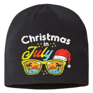 Christmas In July Sunglasses Santa Beach Summer Summer Xmas Sustainable Beanie