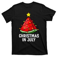 Christmas In July Watermelon Summer Beach Vacation T-Shirt