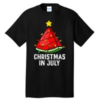 Christmas In July Watermelon Summer Beach Vacation Tall T-Shirt