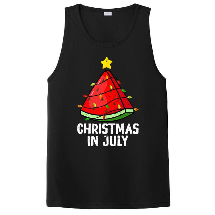 Christmas In July Watermelon Summer Beach Vacation PosiCharge Competitor Tank