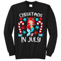 Christmas In July Cute Mermaid Summer Vacation Sweatshirt