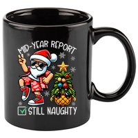 Christmas In July Mid Year Report Still Naughty Funny 11oz C Handle Ceramic Mug