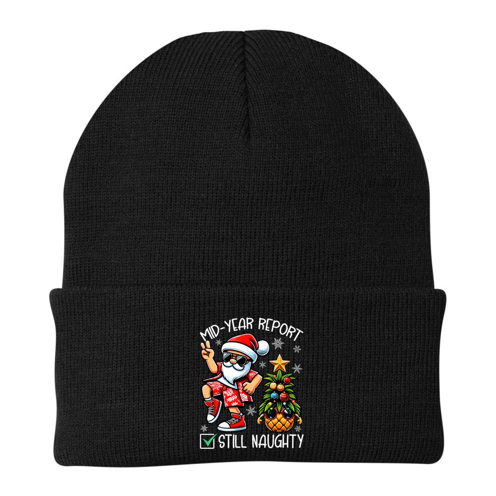 Christmas In July Mid Year Report Still Naughty Funny Beanie