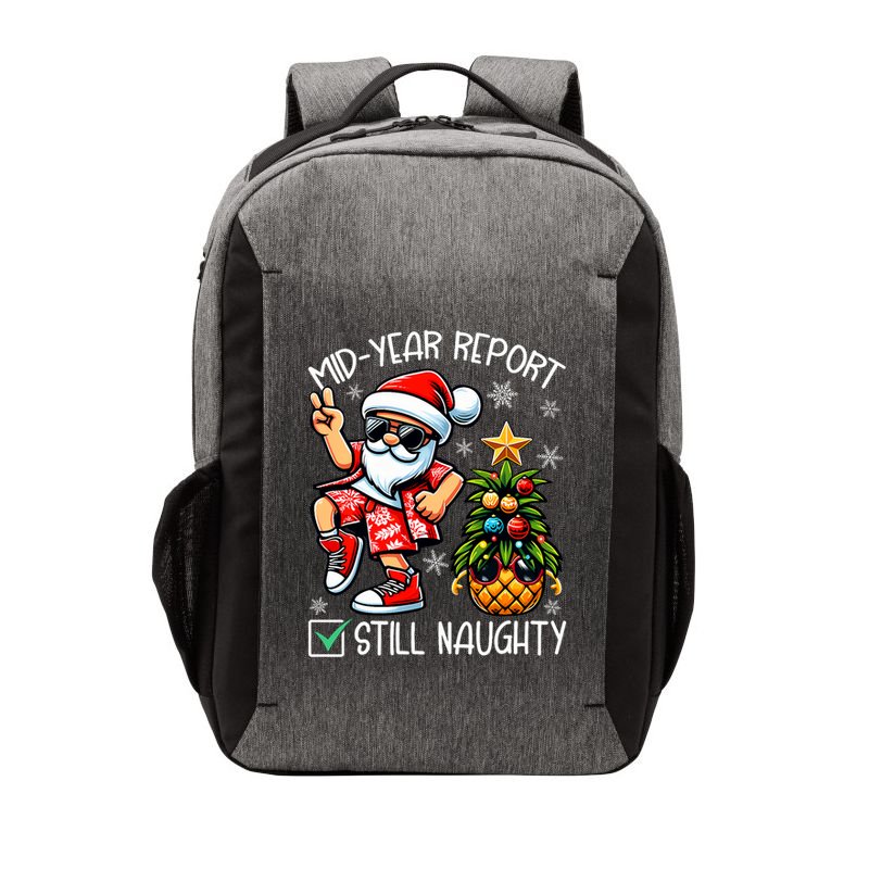 Christmas In July Mid Year Report Still Naughty Funny Vector Backpack