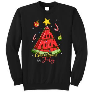 Christmas In July Watermelon Tree Sweatshirt