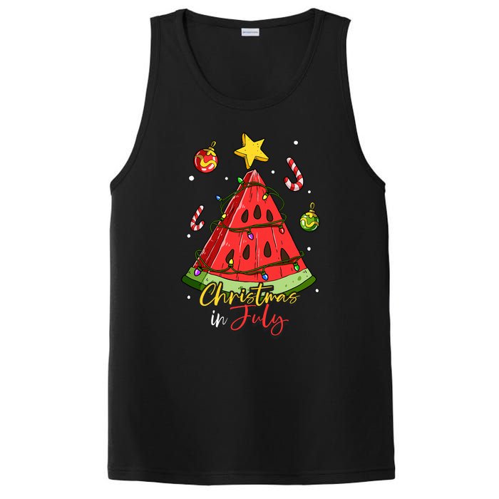 Christmas In July Watermelon Tree PosiCharge Competitor Tank