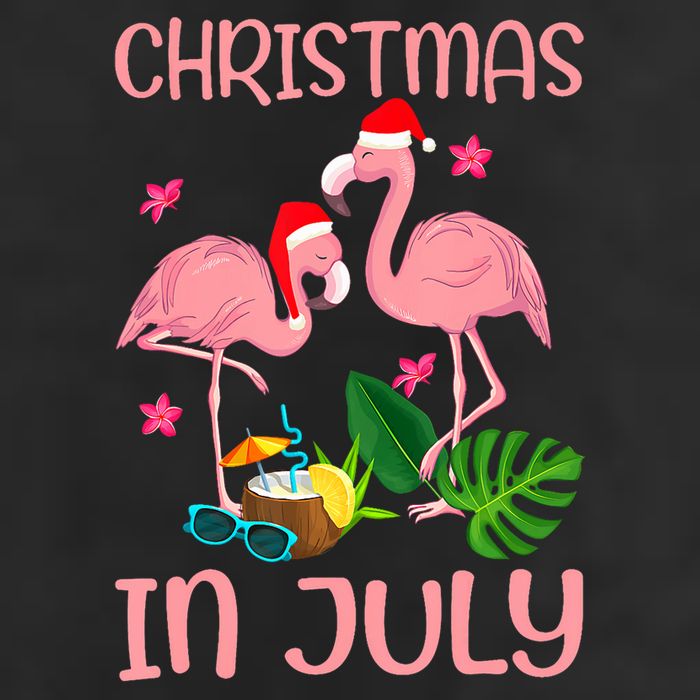 Christmas In July Flamingo Wearing Santa Hat 11oz C Handle Ceramic Mug