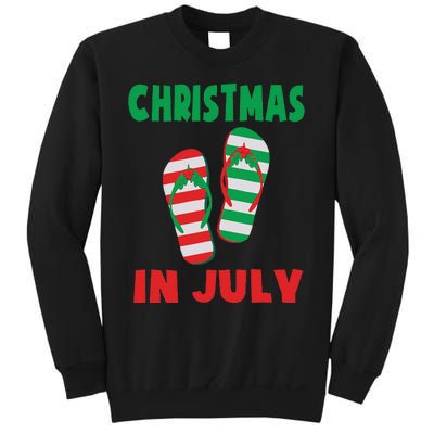 Christmas In July Flip Flop Xmas In July Decorations Party Sweatshirt