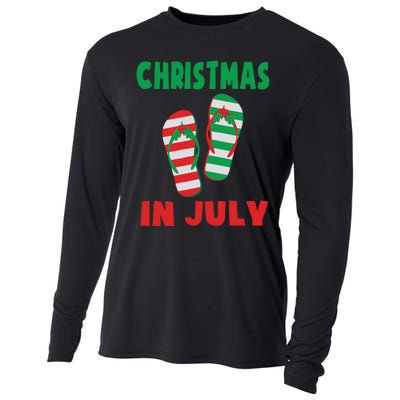 Christmas In July Flip Flop Xmas In July Decorations Party Cooling Performance Long Sleeve Crew