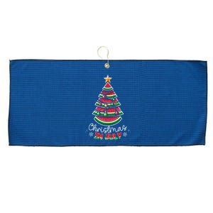 Christmas In July Watermelon Xmas Tree Summer Large Microfiber Waffle Golf Towel