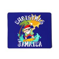 Christmas In Jamaica Dabbing Santa Family Vacation Gift Mousepad