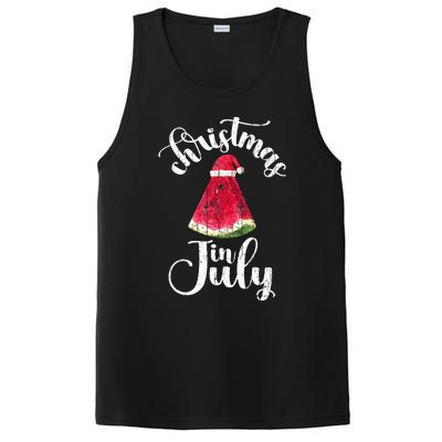 Christmas In July Watermelon Fun Santa Beach Summer PosiCharge Competitor Tank