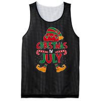 Christmas In July Elf Beach Summer Funny Christmas In July Mesh Reversible Basketball Jersey Tank