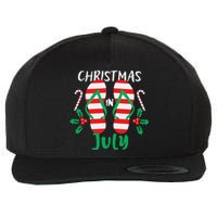 Christmas in July Flip Flops Summer Tee Wool Snapback Cap