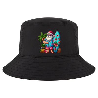 Christmas In July Santa Beach Summer Cool Comfort Performance Bucket Hat