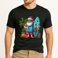 Christmas In July Santa Beach Summer Cooling Performance Crew T-Shirt