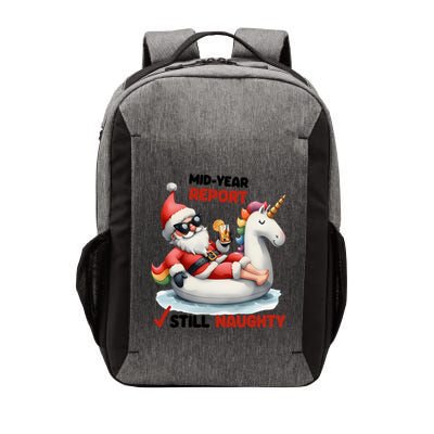 Christmas In July Santa On Unicorn Pool Float Still Naughty Vector Backpack