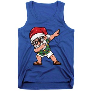 Christmas In July Xmas Santa Christmas Dabbing Santa Gift Tank Top