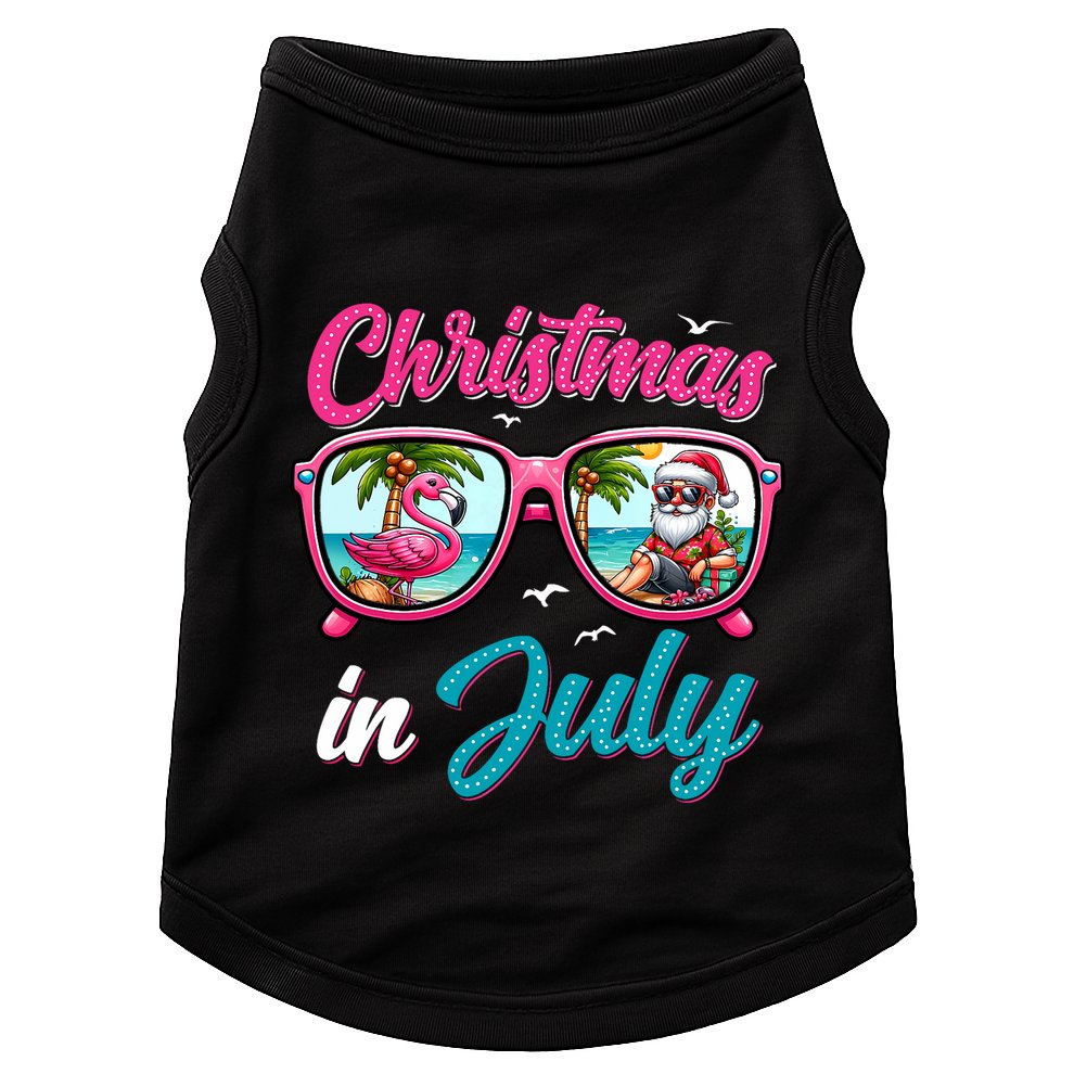 Christmas In July Santa Doggie Tank