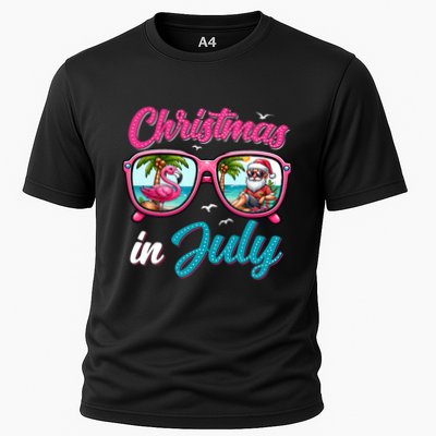 Christmas In July Santa Cooling Performance Crew T-Shirt