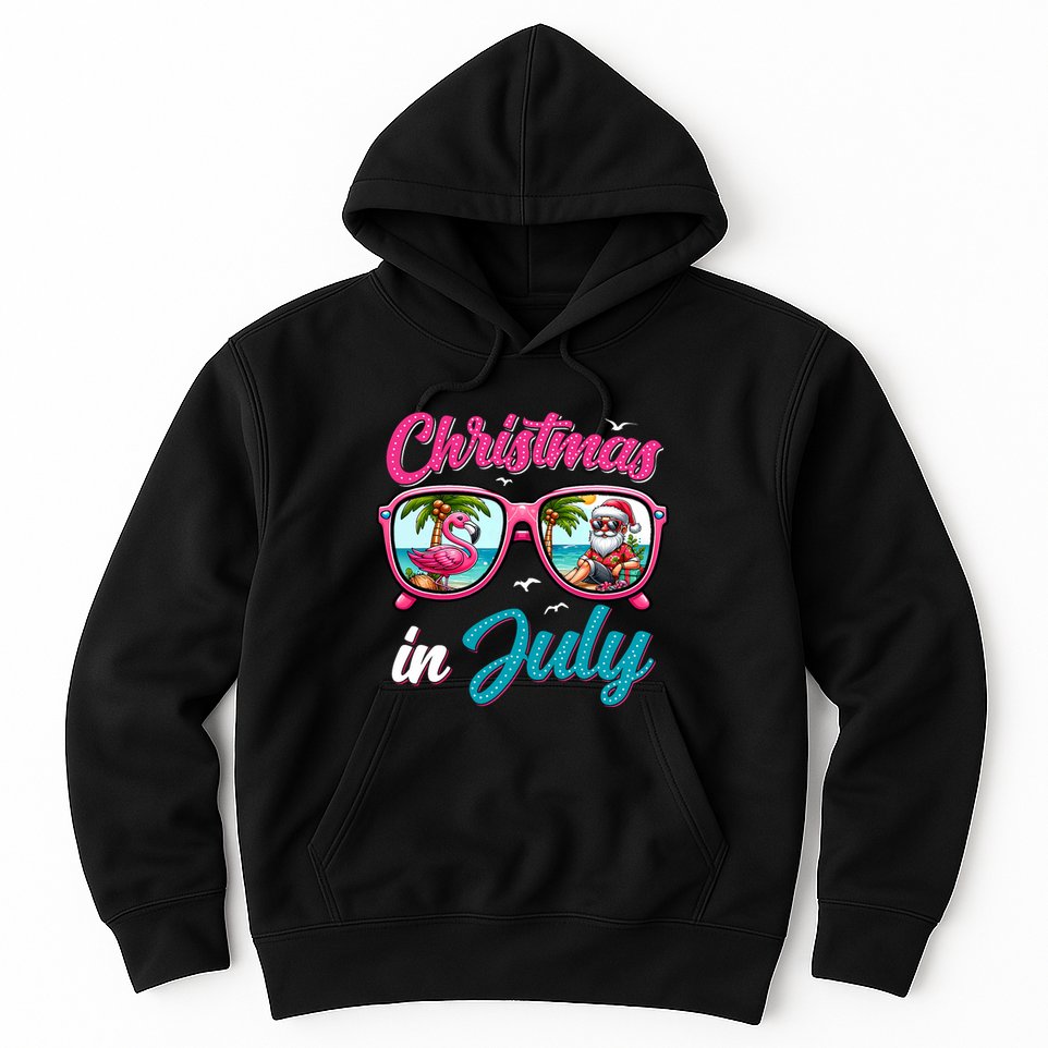 Christmas In July Santa Hoodie