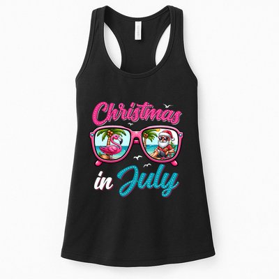 Christmas In July Santa Womens Tank Top