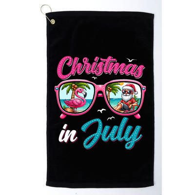 Christmas In July Santa Golf Towel