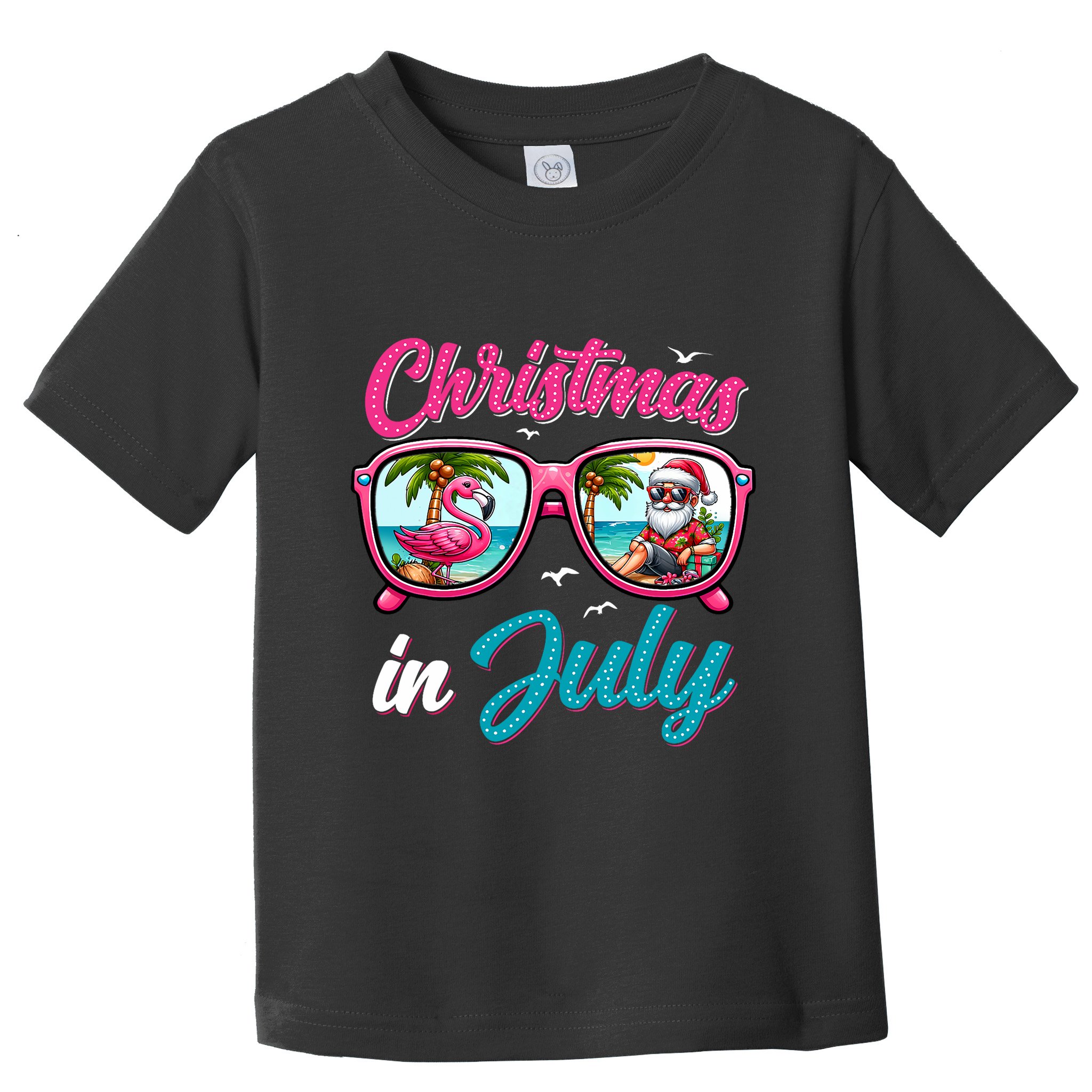 Christmas In July Santa Toddler T-Shirt